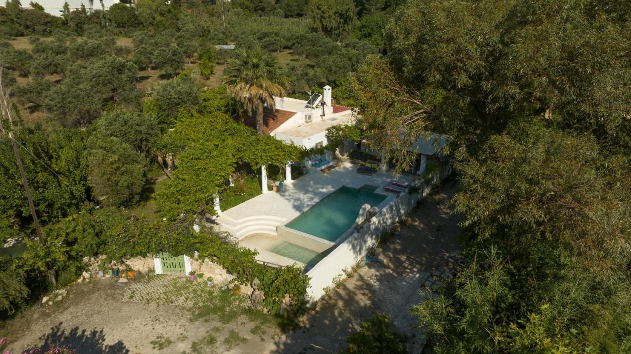 Oliveyard Stone Built House- With Pool Non Chlorin Villa Koszkinú Kültér fotó